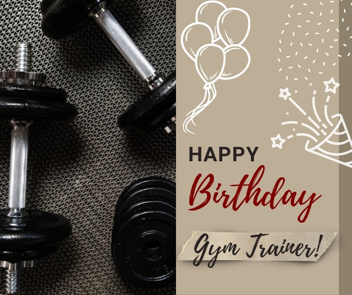 Happy Birthday Gym Trainer
